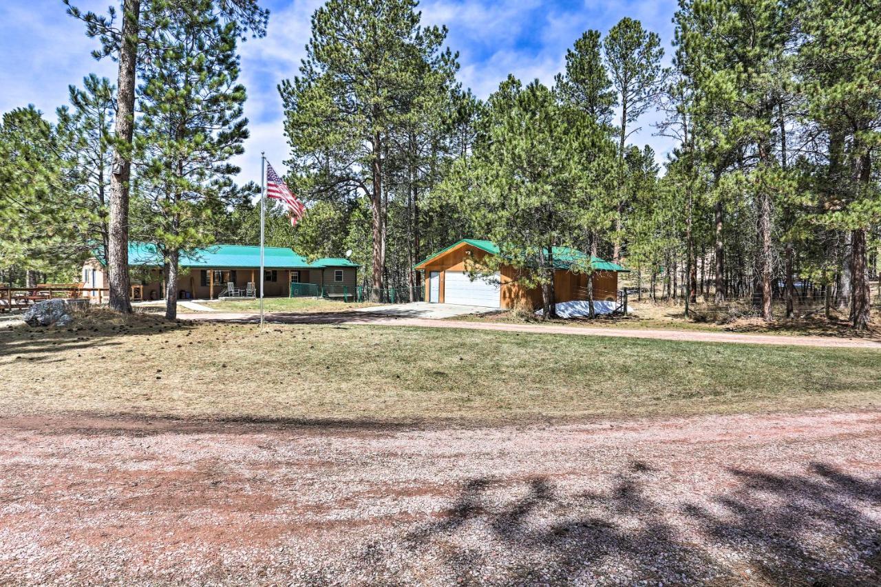 Private Black Hills Home With Corral Horses Welcome Custer Exterior foto