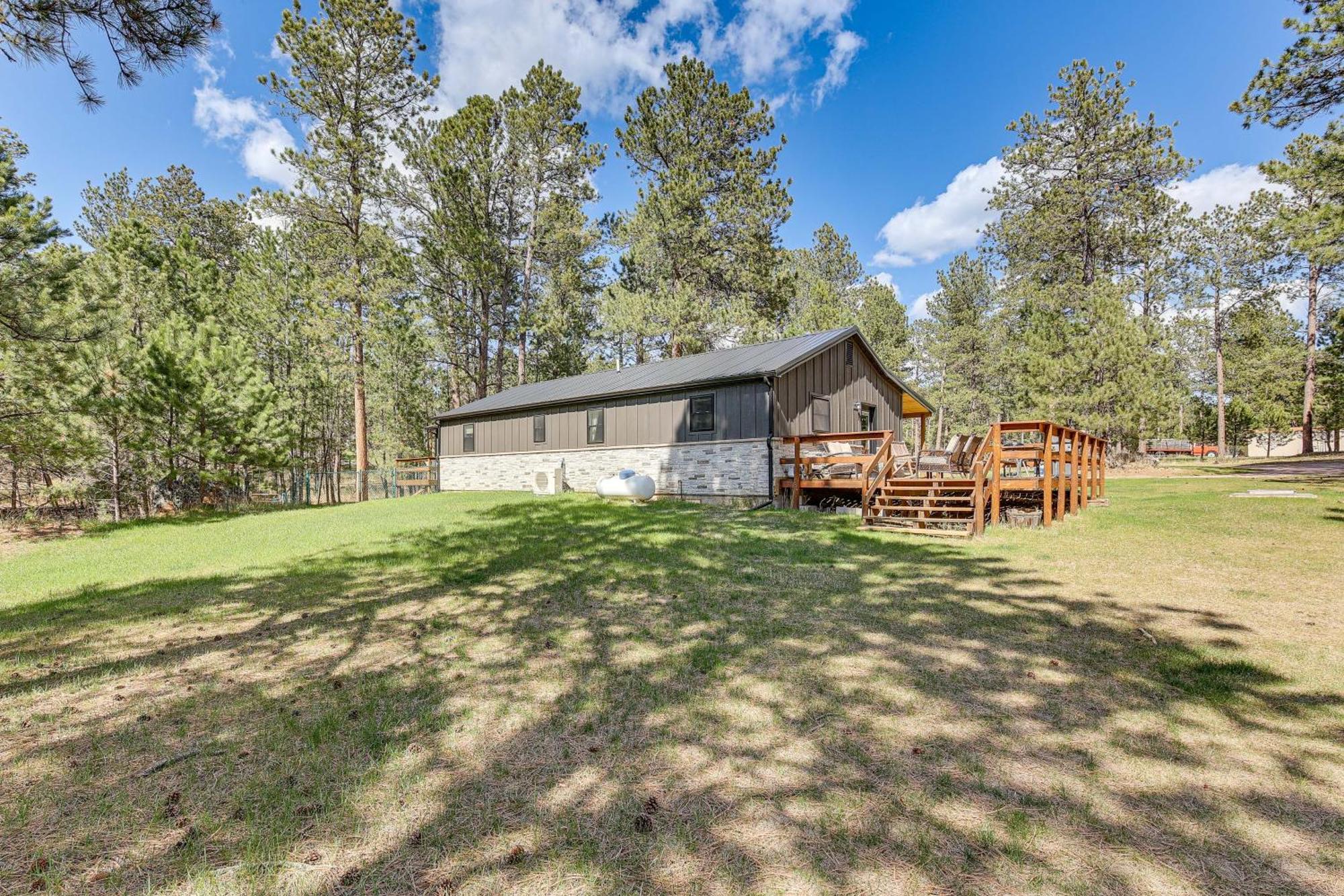 Private Black Hills Home With Corral Horses Welcome Custer Exterior foto